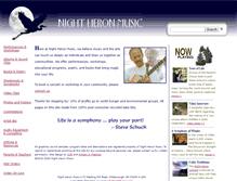 Tablet Screenshot of nightheron.com